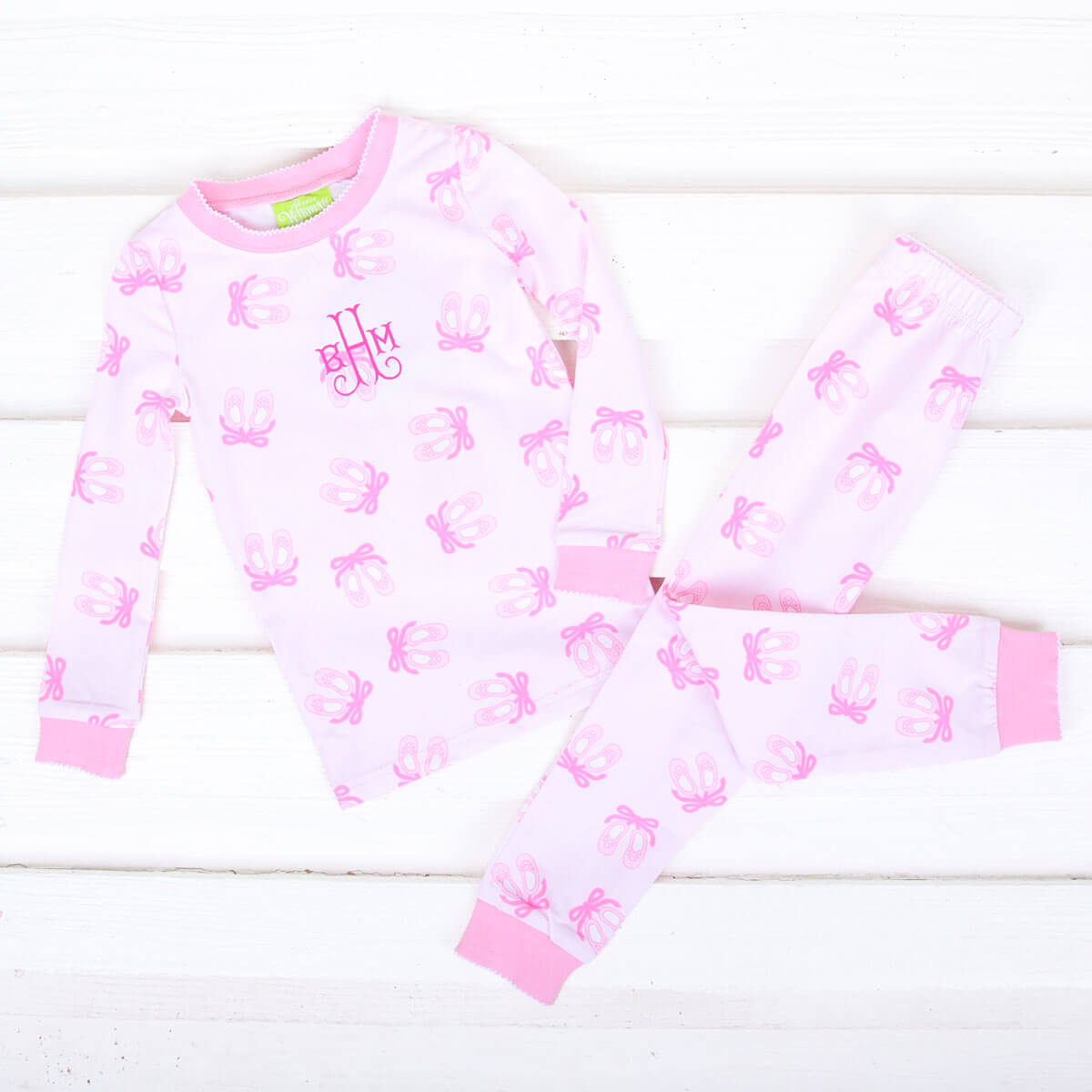 Ballet Slippers Pink Pajamas