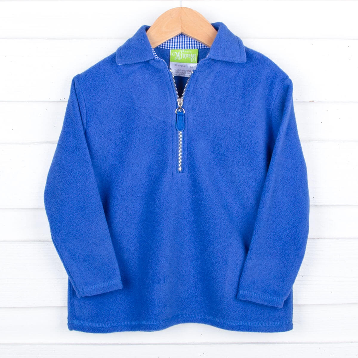 Royal Blue Half Zip Fleece Jacket