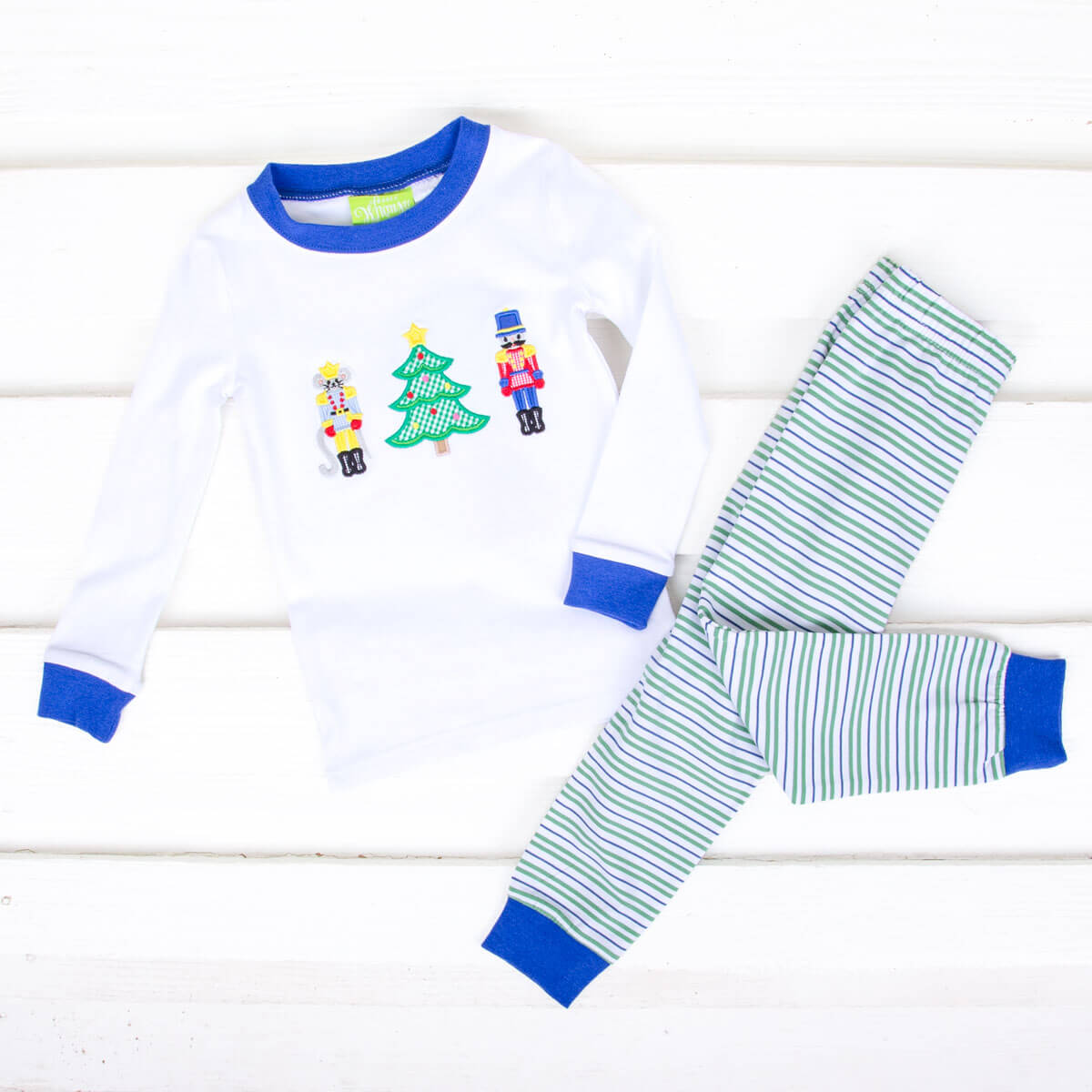 Nutcracker Blue Stripe Pajamas