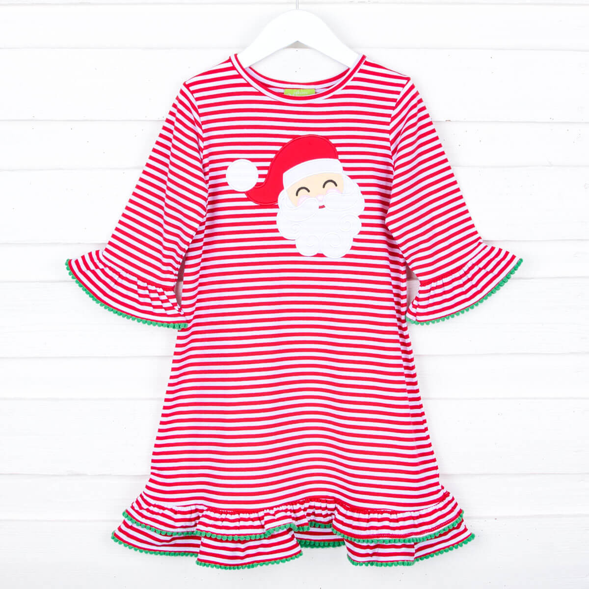 Happy Santa Red Stripe Milly Dress