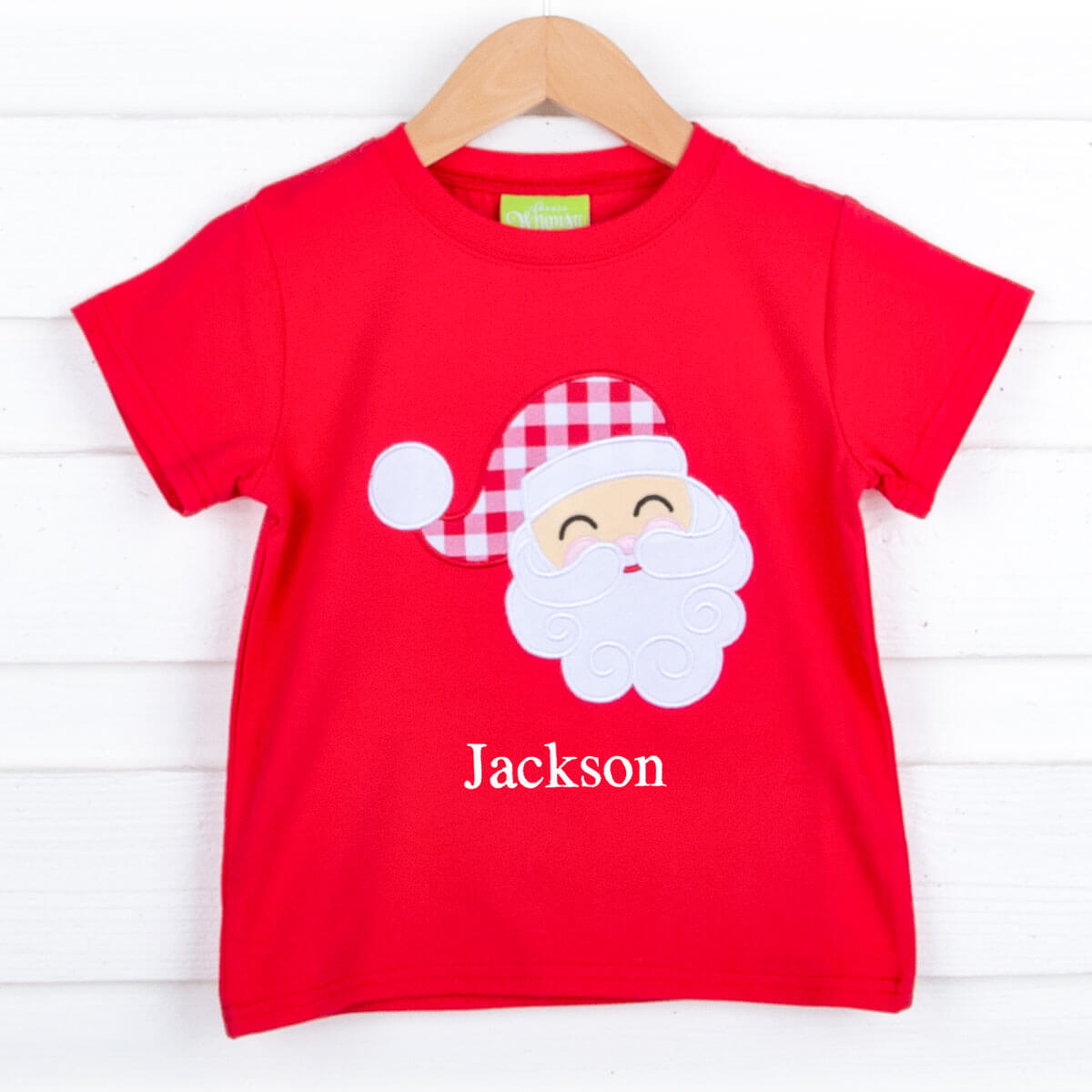 Happy Santa Red Short Sleeve Shirt
