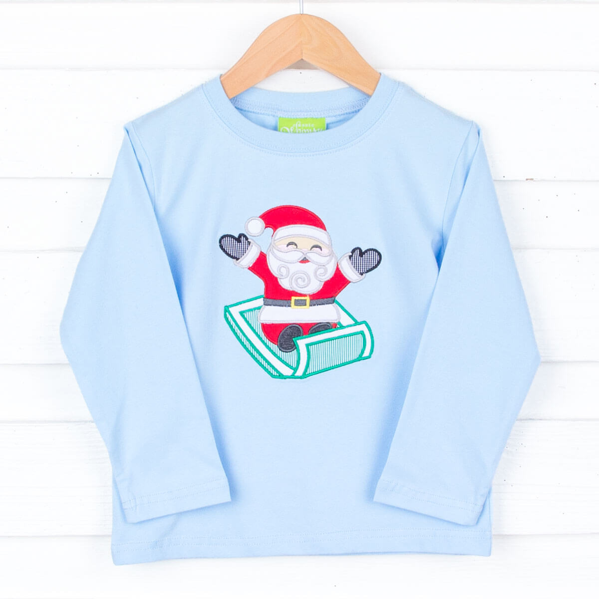 Santa Sledding Adventure Long Sleeve Shirt