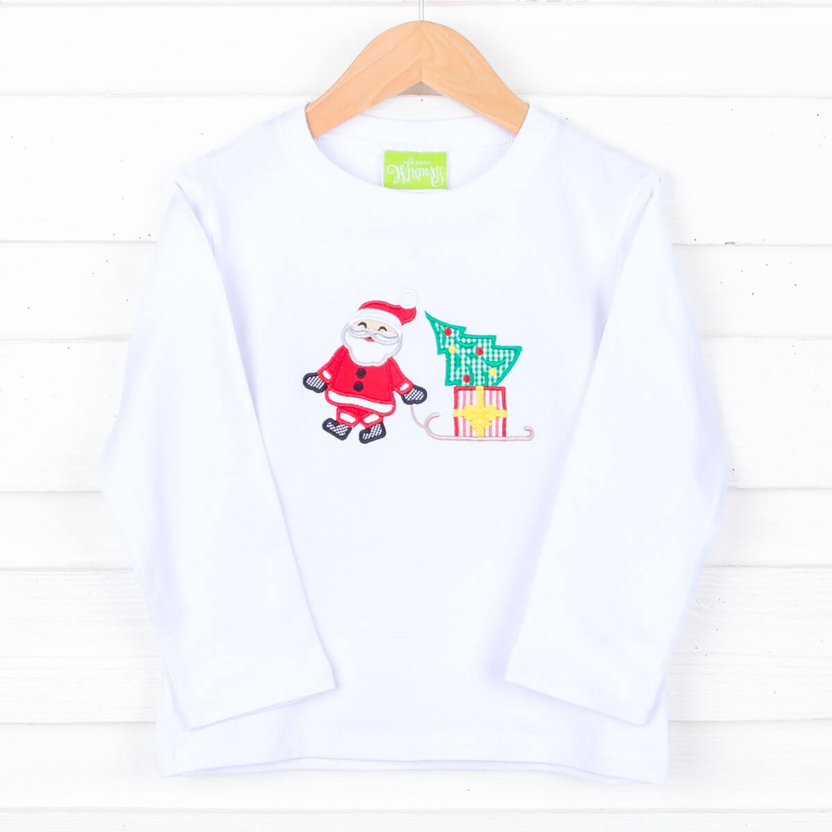 Santa's Sleigh Long Sleeve Shirt