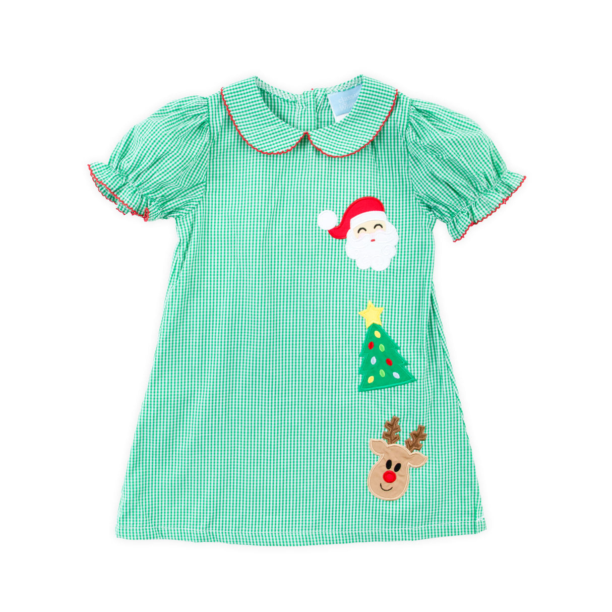 Christmas Cheer Green Sally Dress