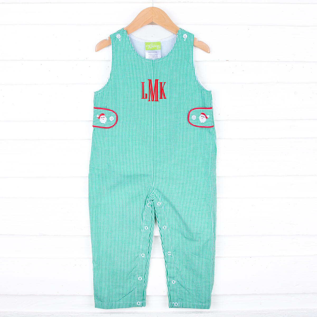 Happy Santa Green Longall