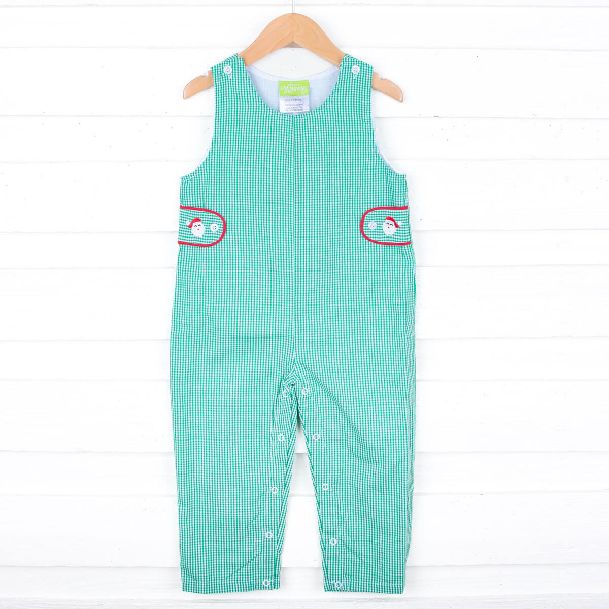 Happy Santa Green Longall