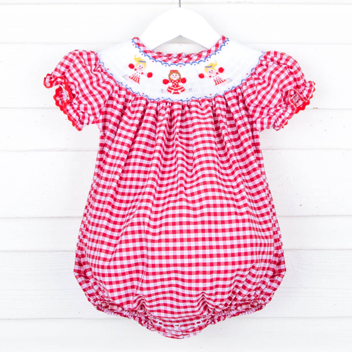 Live To Cheer Smocked Red Bubble