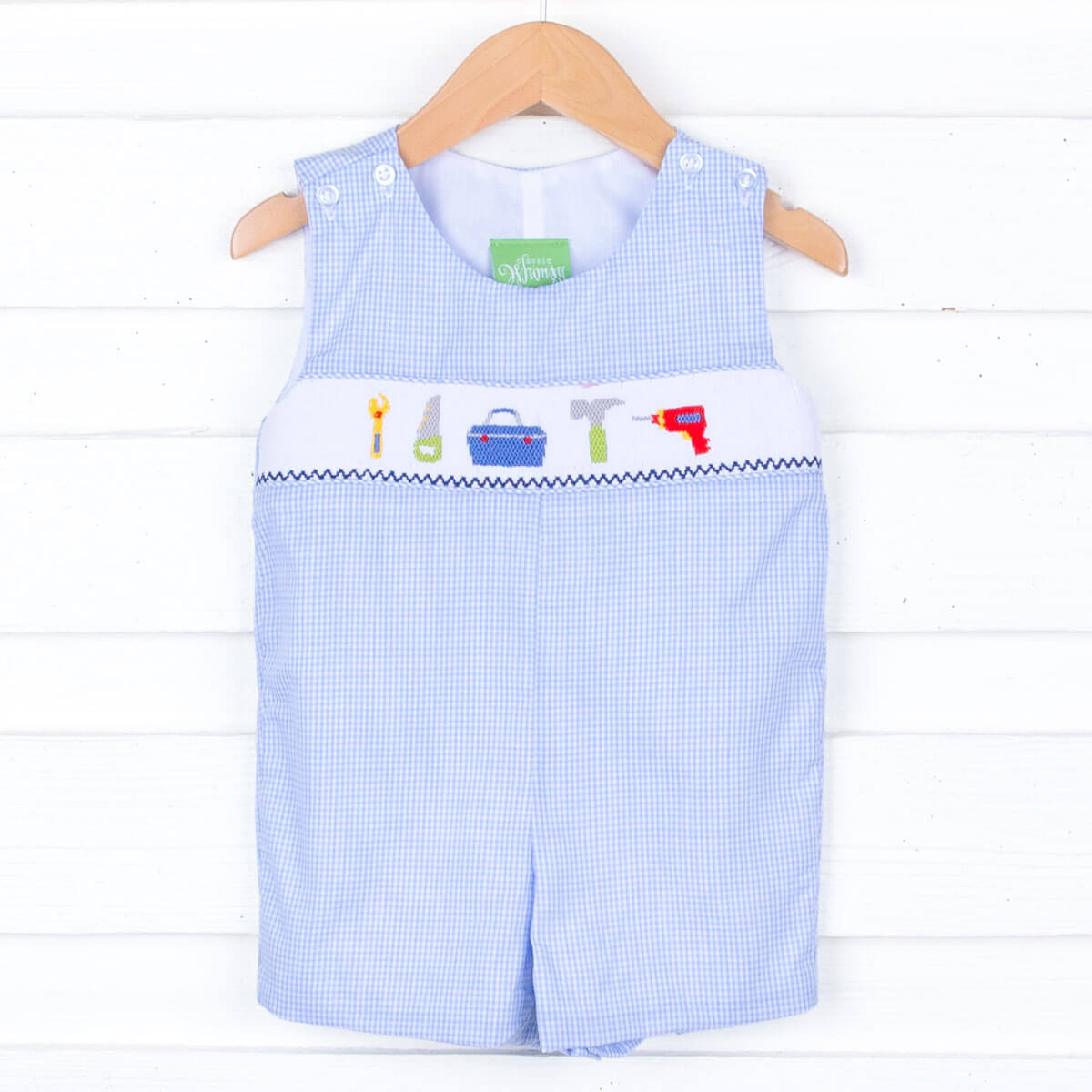 Tool Time Smocked Jon Jon