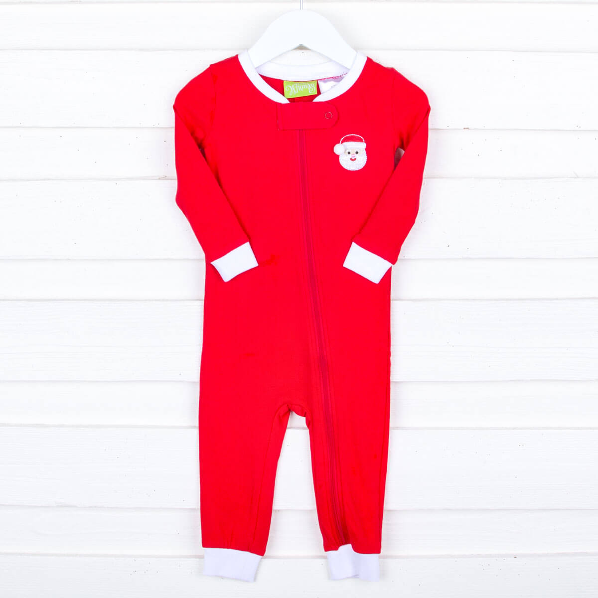 Happy Santa Red Zip Sleeper