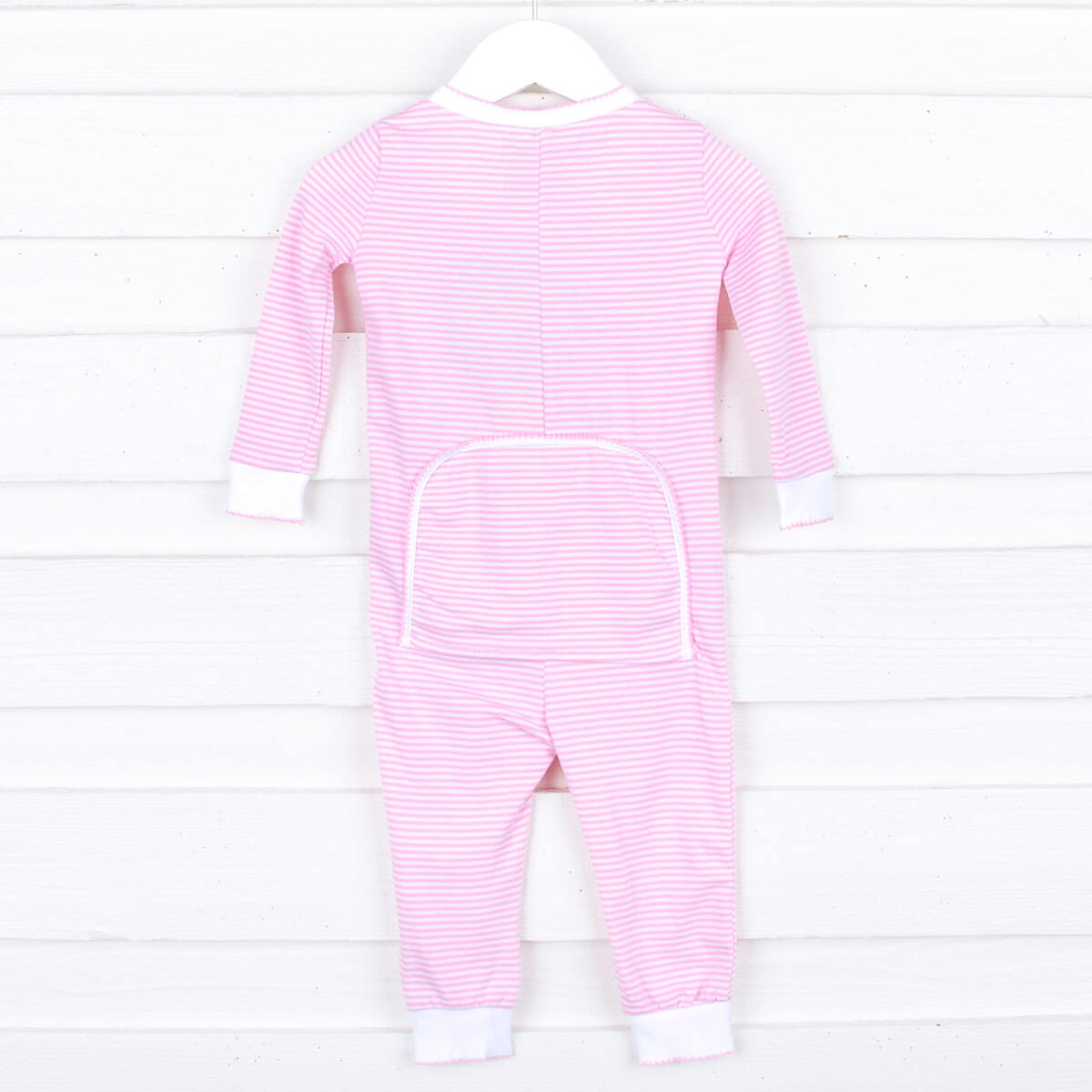 Pink Stripe Zip Sleeper