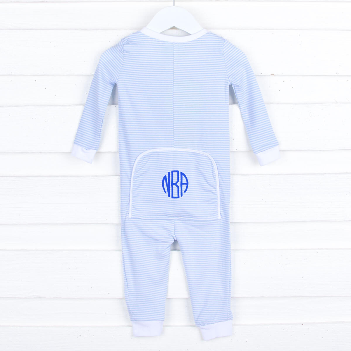 Blue Stripe Zip Sleeper