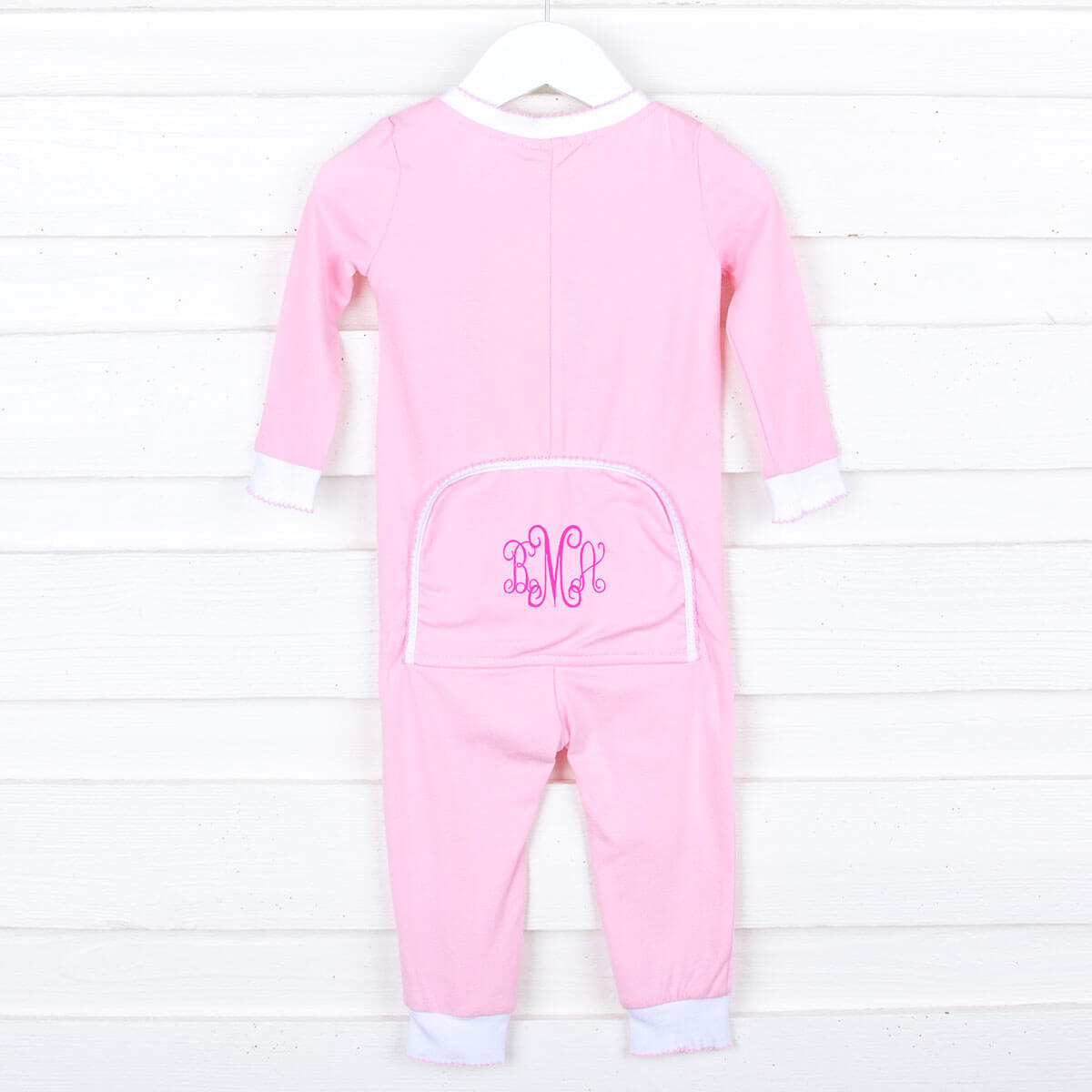 Solid Zip Sleeper Pink