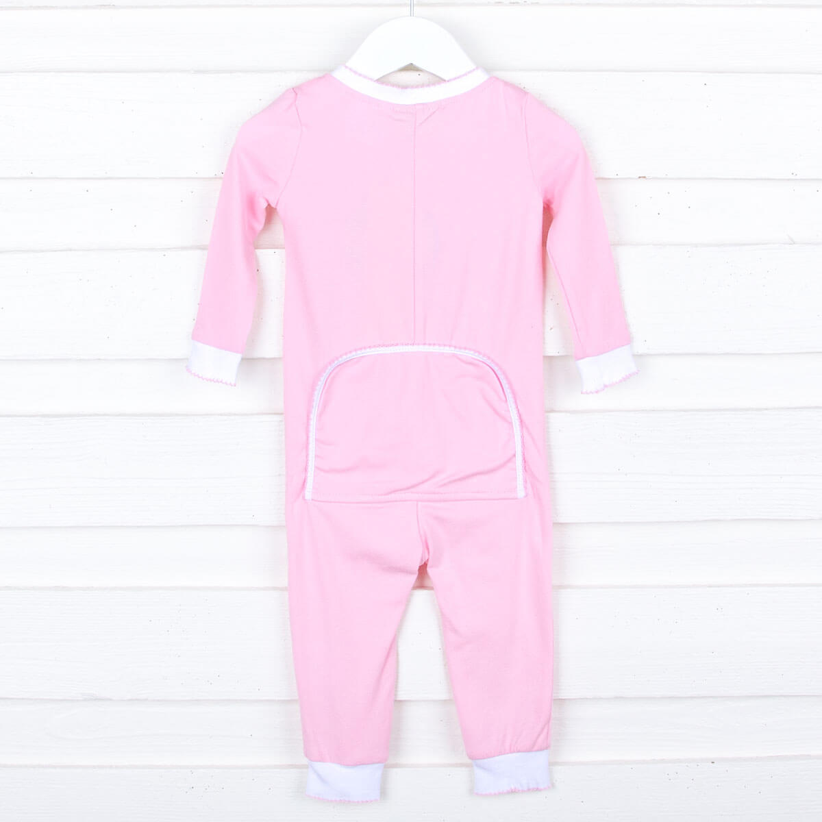 Solid Zip Sleeper Pink