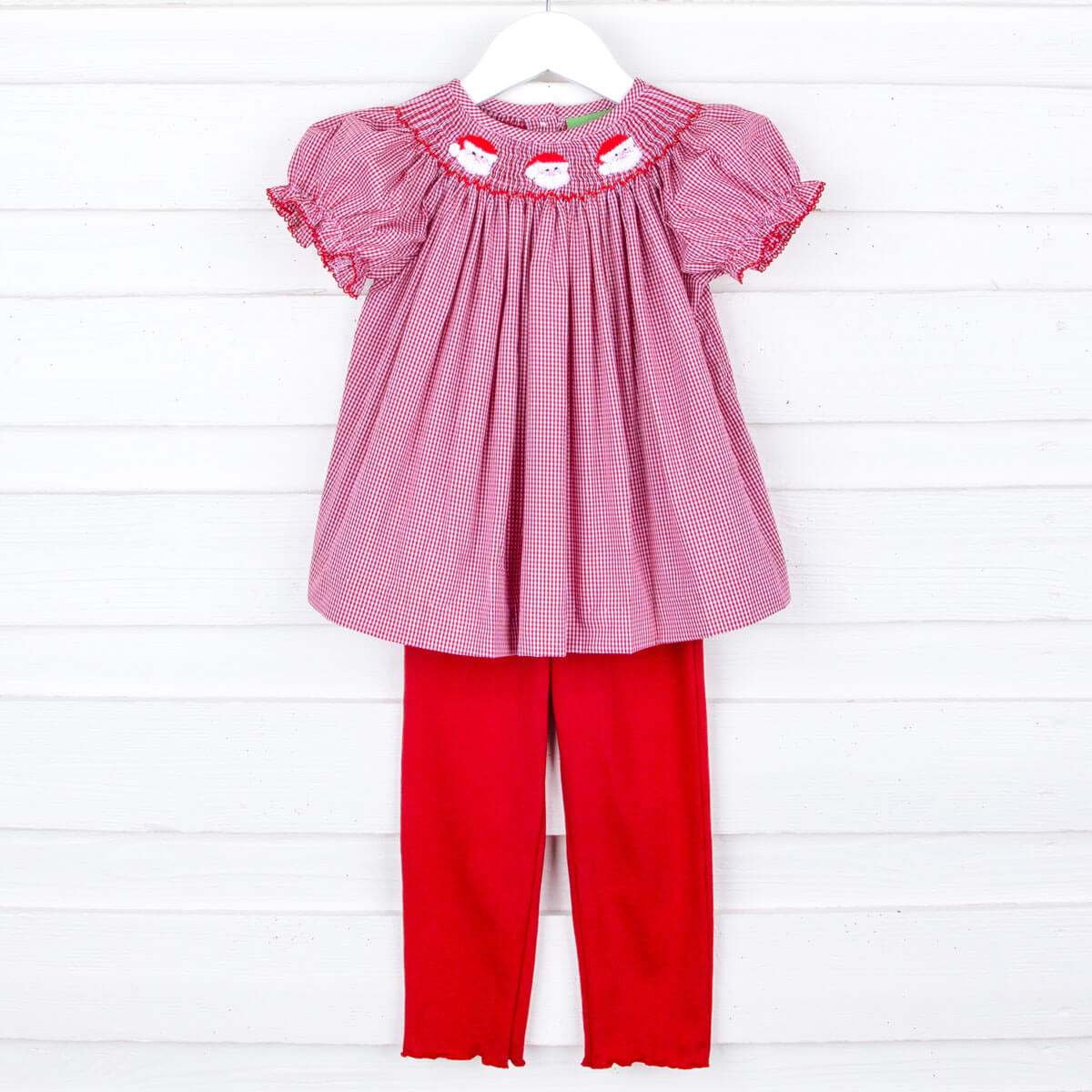 Santa's Favorite Smocked Legging Set
