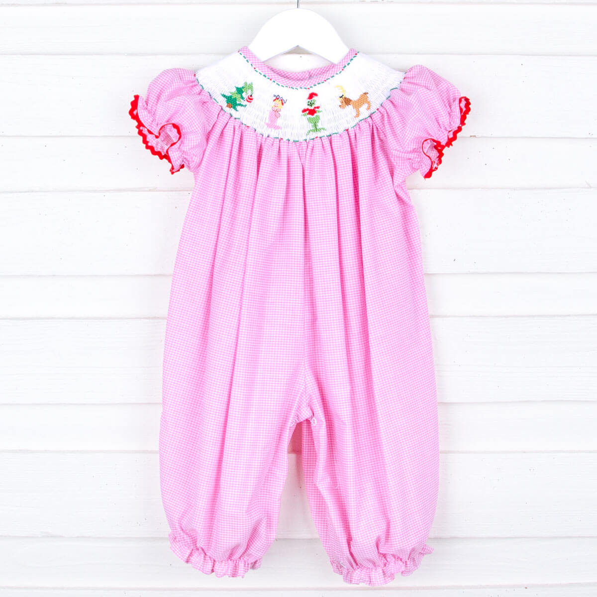 Mr. Grouch Smocked Long Bubble