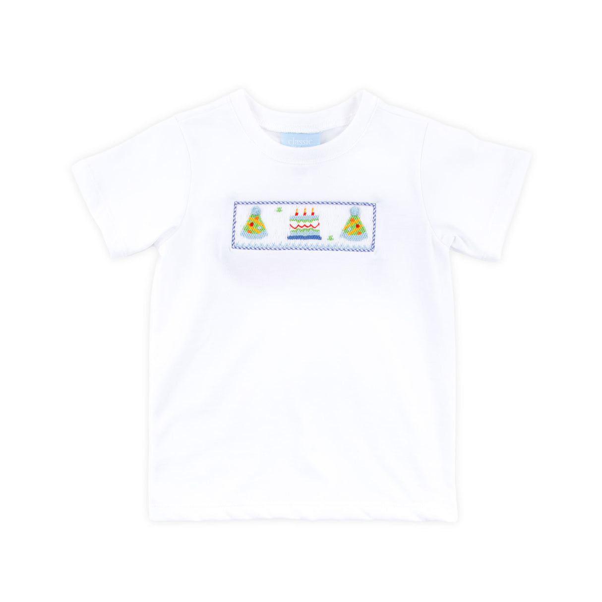 Birthday Smocked Short Sleeve Shirt