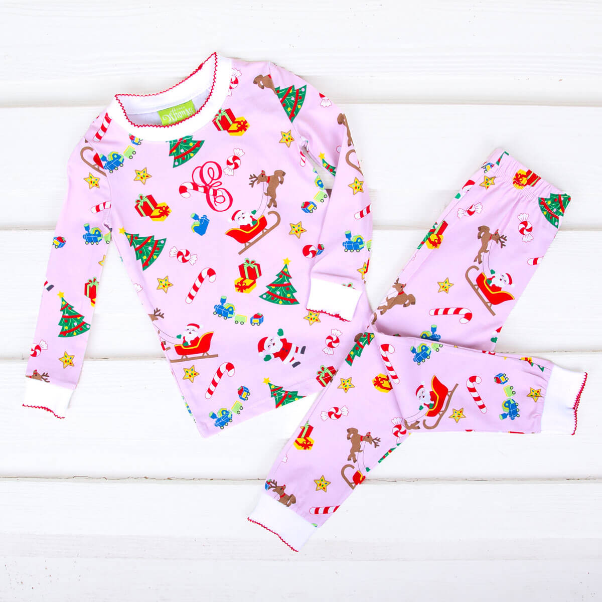 We Believe In Santa Pink Pajamas