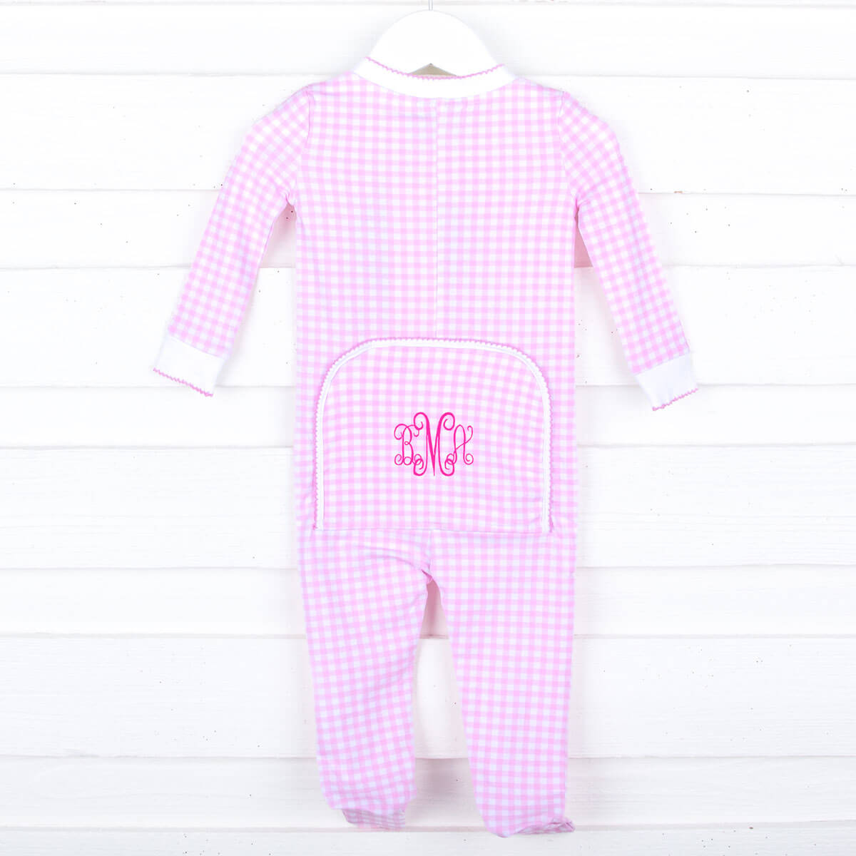 Gingham Zip Sleeper