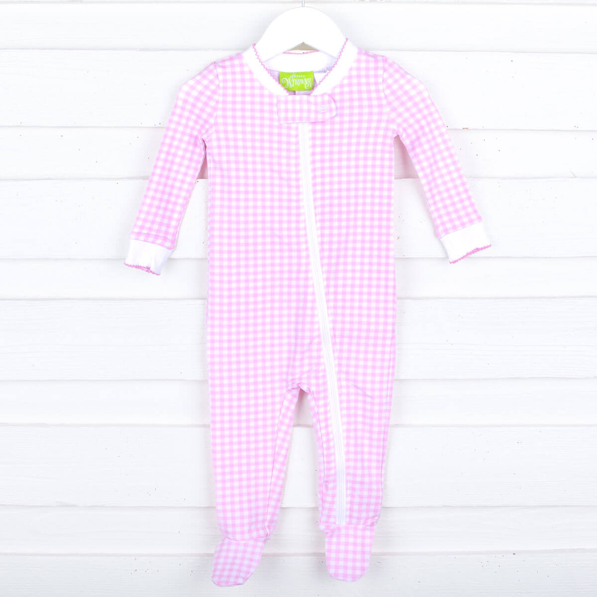 Gingham Zip Sleeper