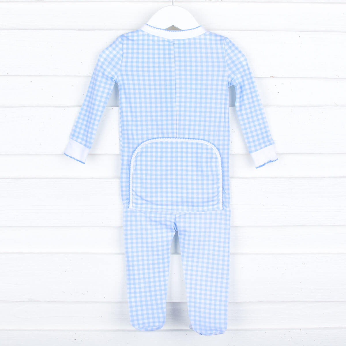 Gingham Zip Sleeper