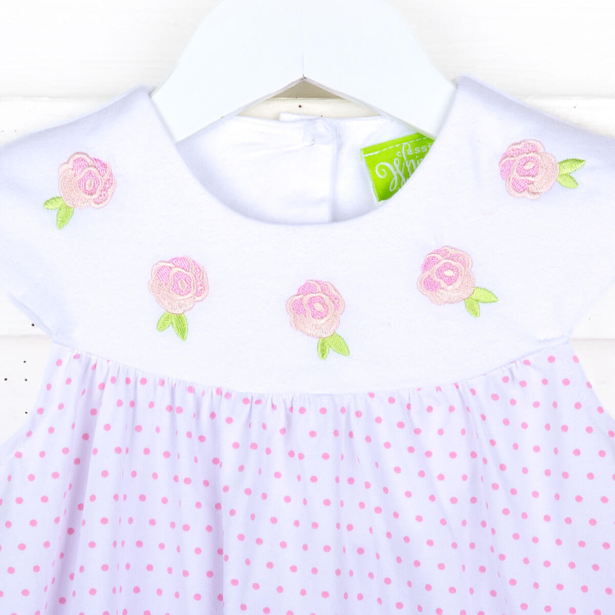 Pink Polka Dot Lindsey Dress
