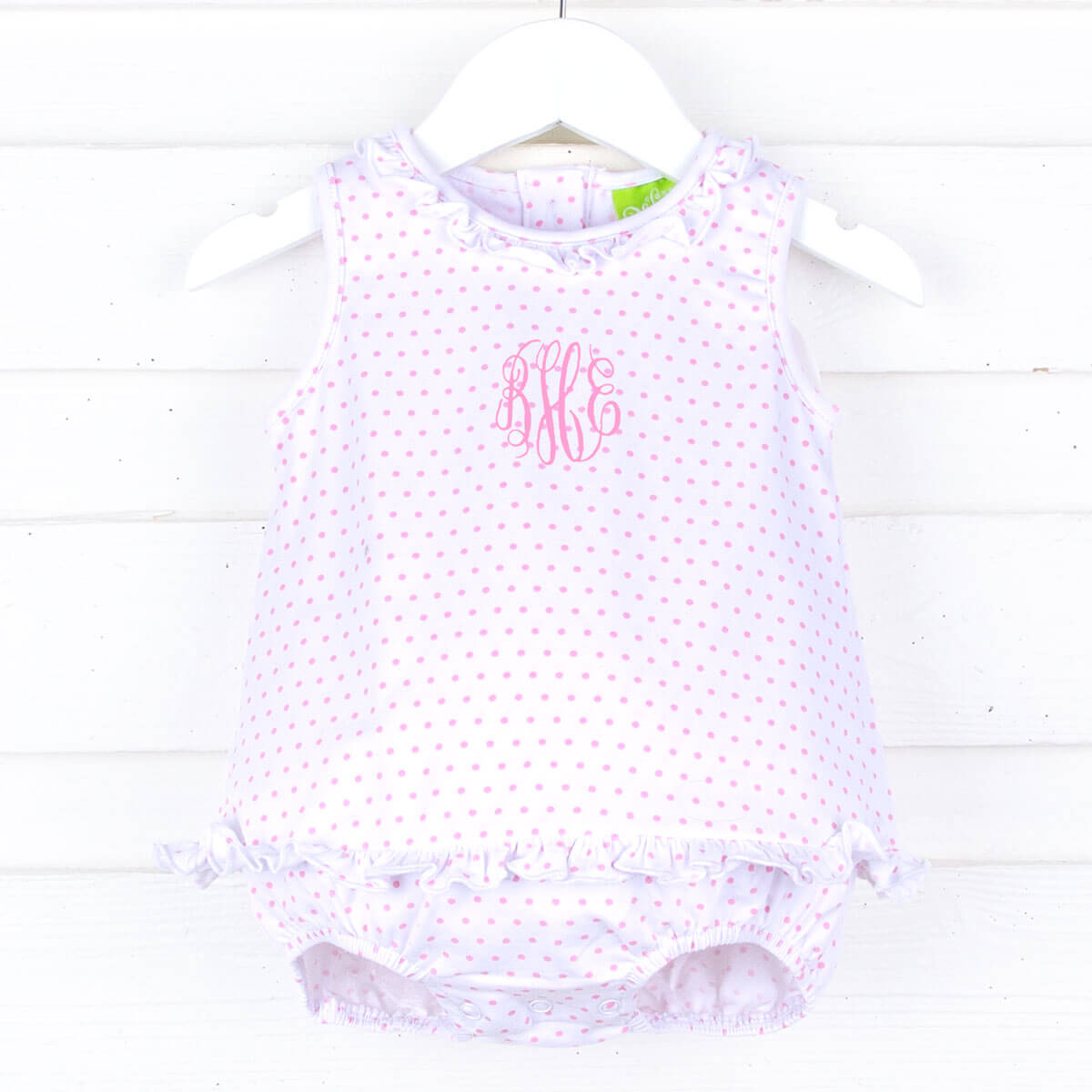 Pink Polka Dot Skirt Bubble