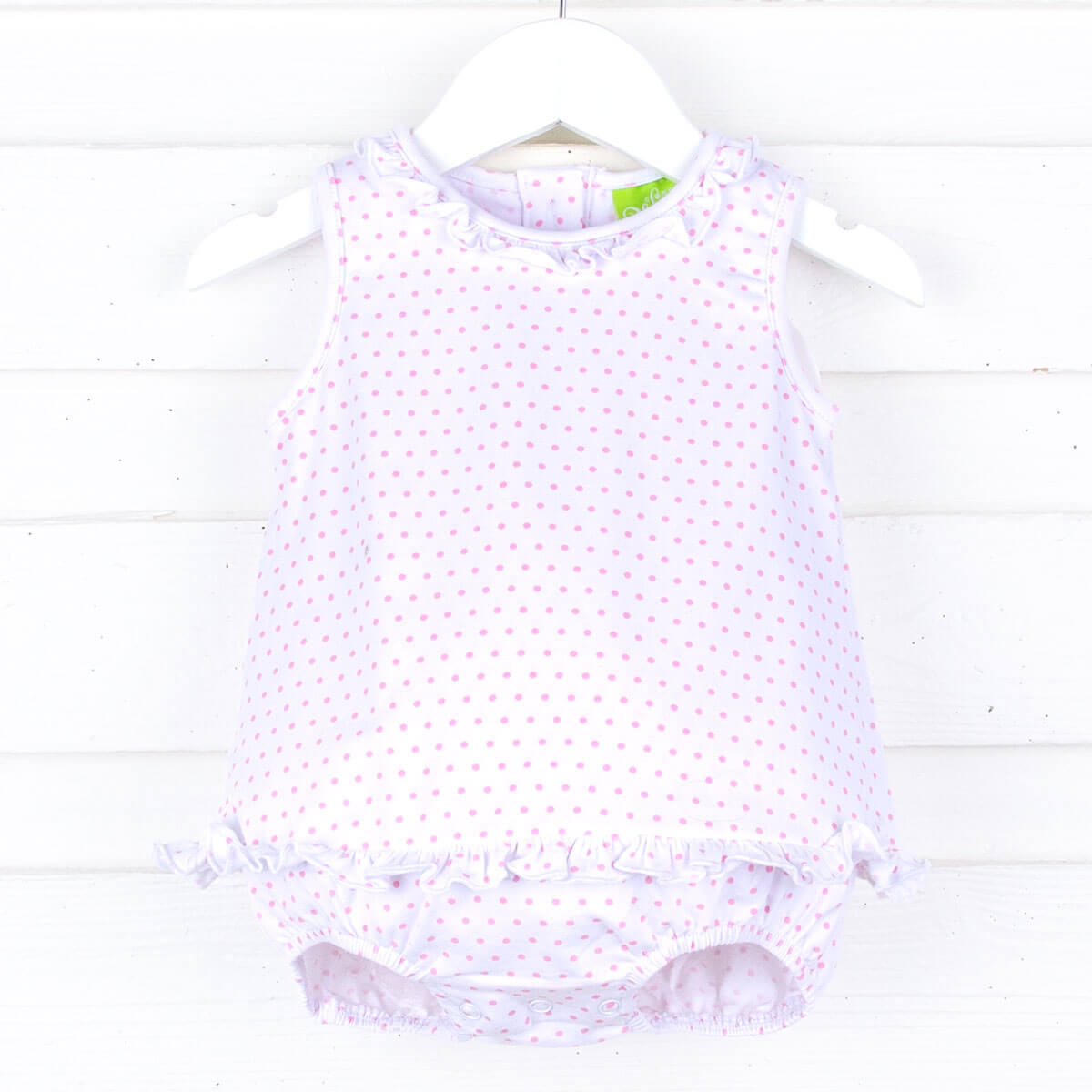 Pink Polka Dot Skirt Bubble