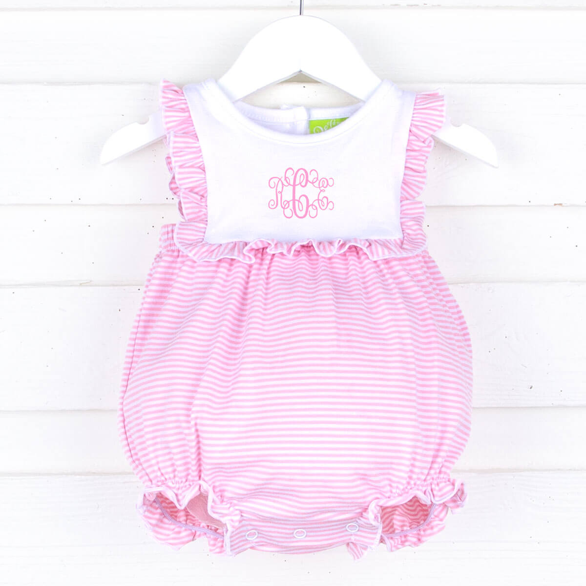 Stripe Knit Bib Bubble