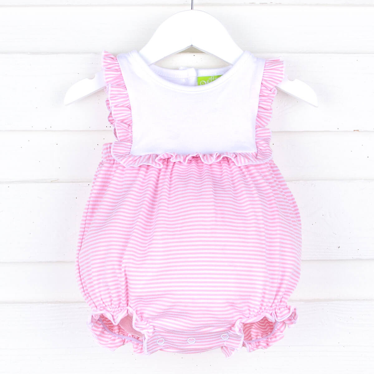 Stripe Knit Bib Bubble
