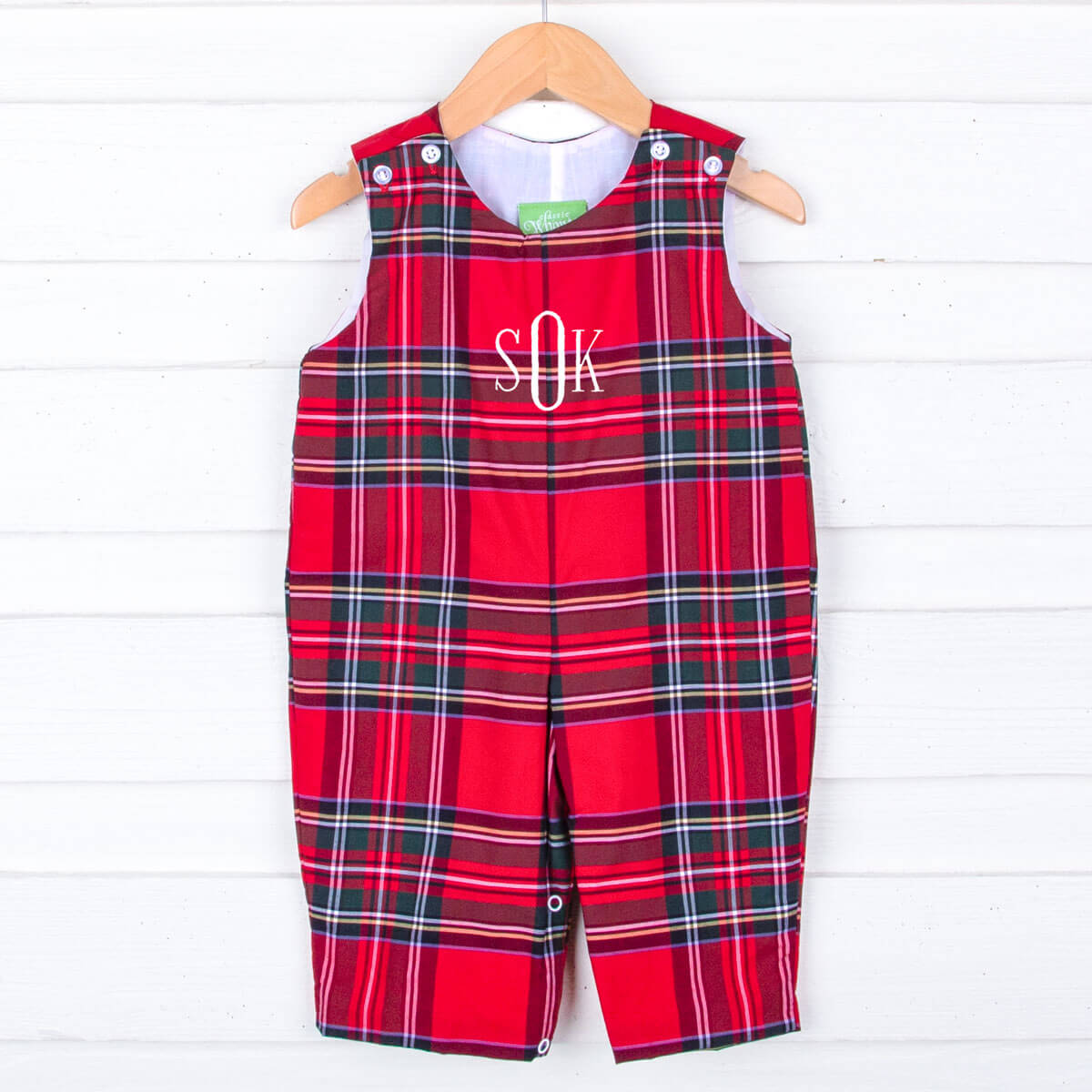 Goldbridge Plaid Red Longall