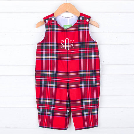 Goldbridge Plaid Red Longall
