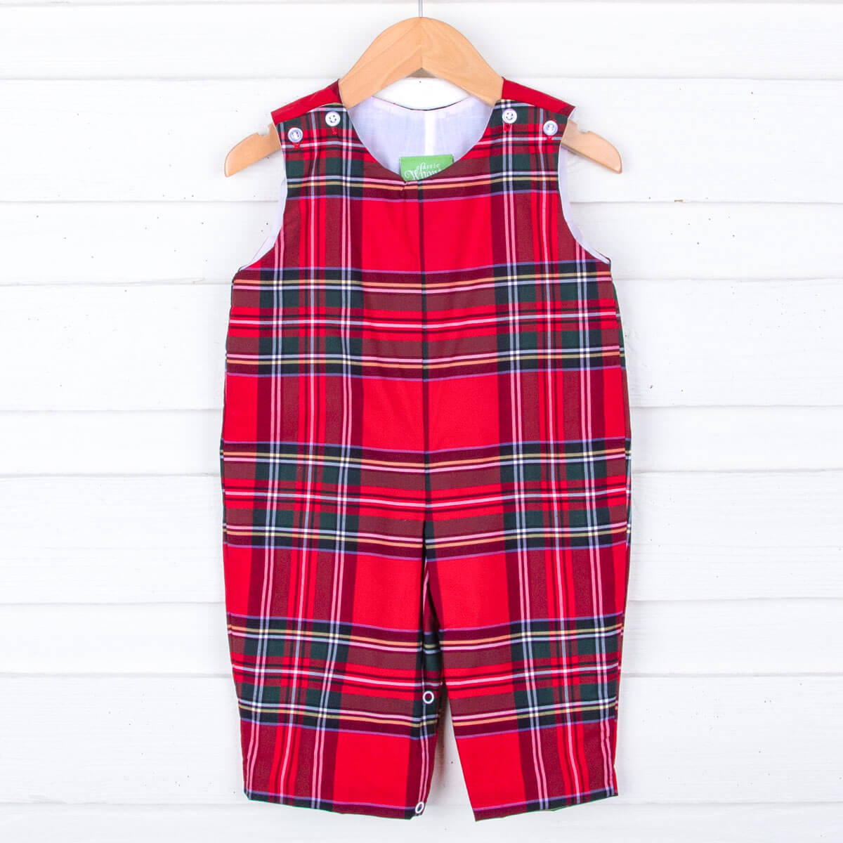 Goldbridge Plaid Red Longall