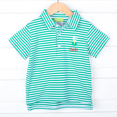 Golf Tee Stripe Polo