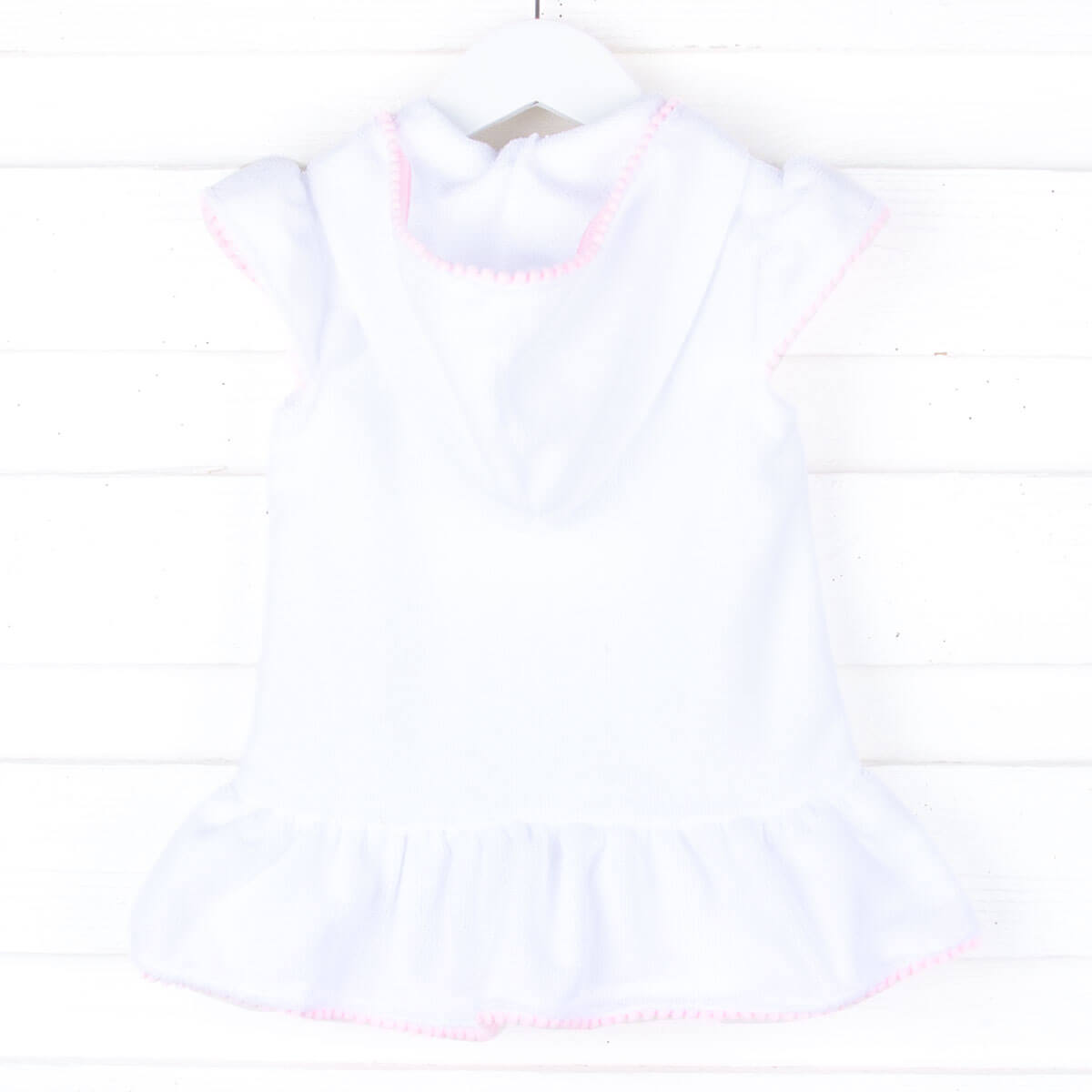 Pink Pom Pom Swim Cover Up
