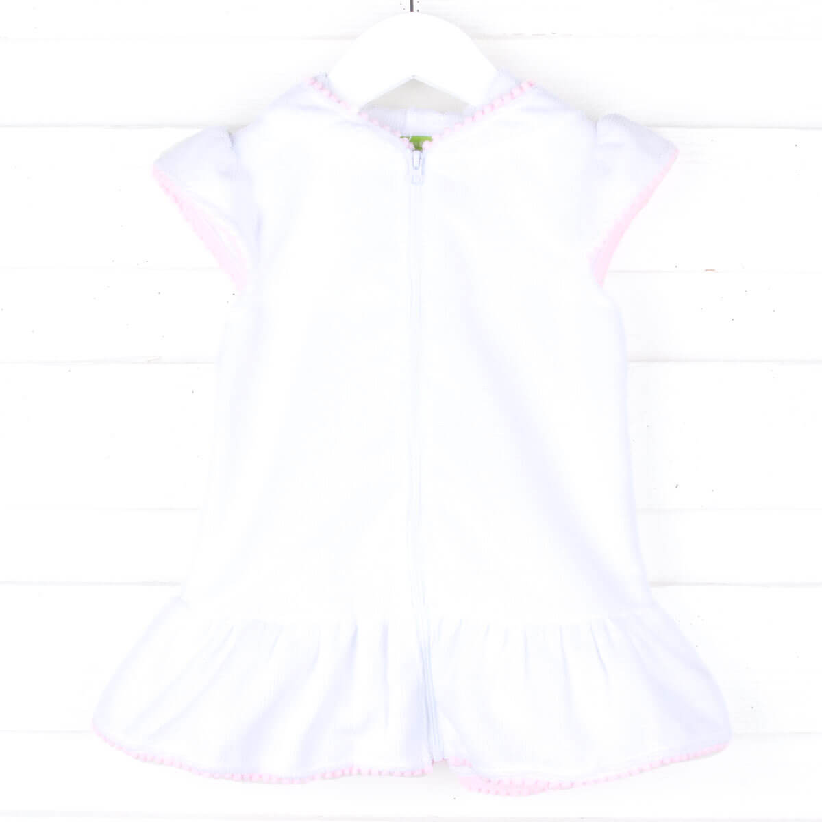 Pink Pom Pom Swim Cover Up