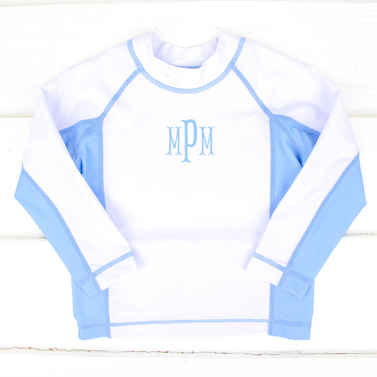 Santorini Blue Rash Guard