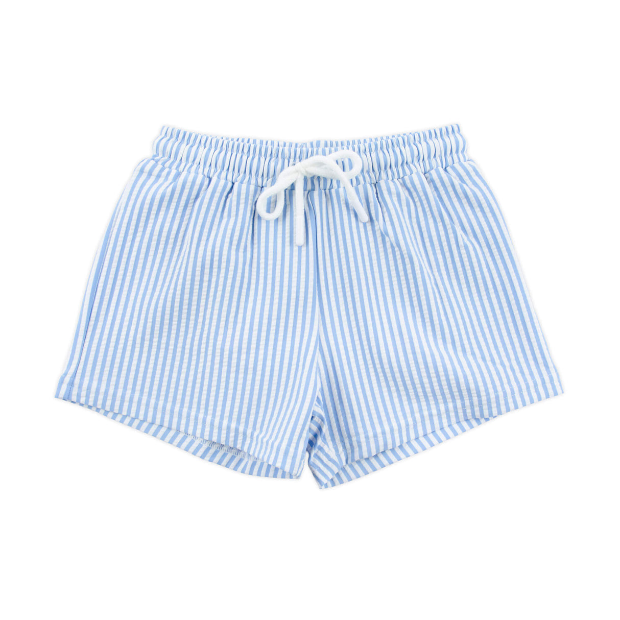 Santorini Stripe Swim Trunks Blue