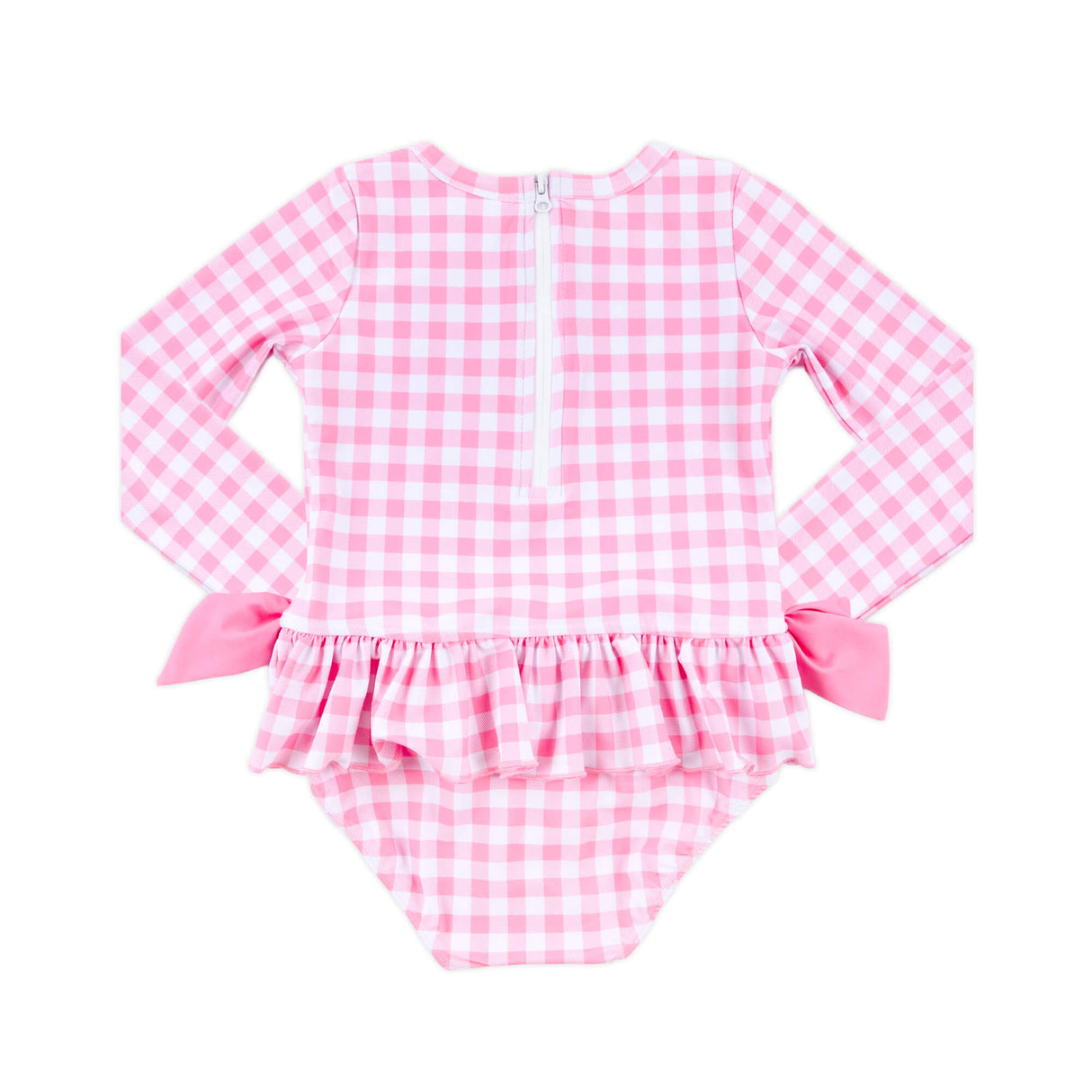 Capri Pink Rash Guard Swimsuit