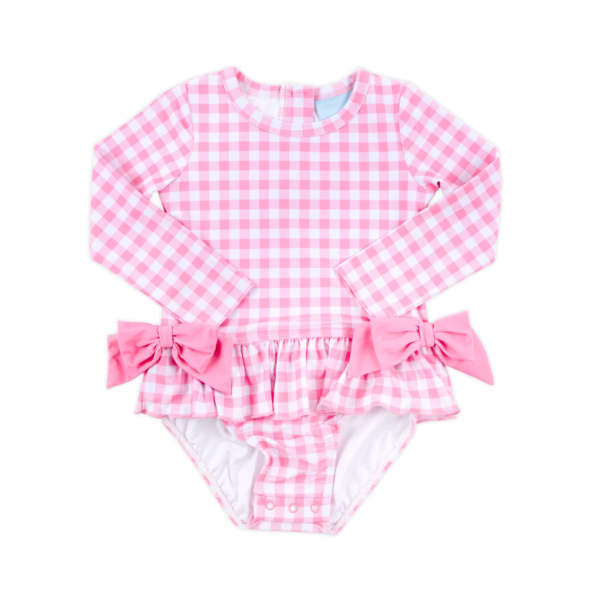 Capri Pink Rash Guard Swimsuit