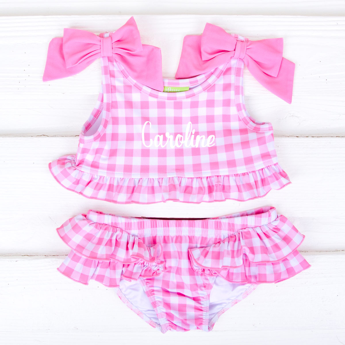 Capri Pink Two Piece Swimsuit