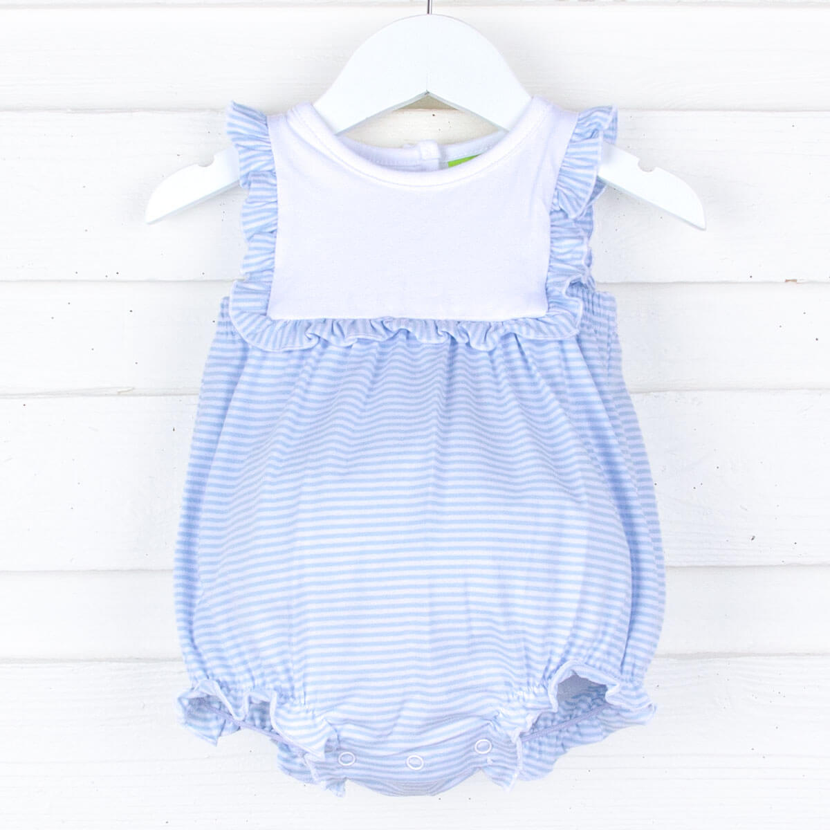 Stripe Knit Bib Bubble