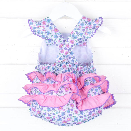 Springtime Floral Ruffle Bubble