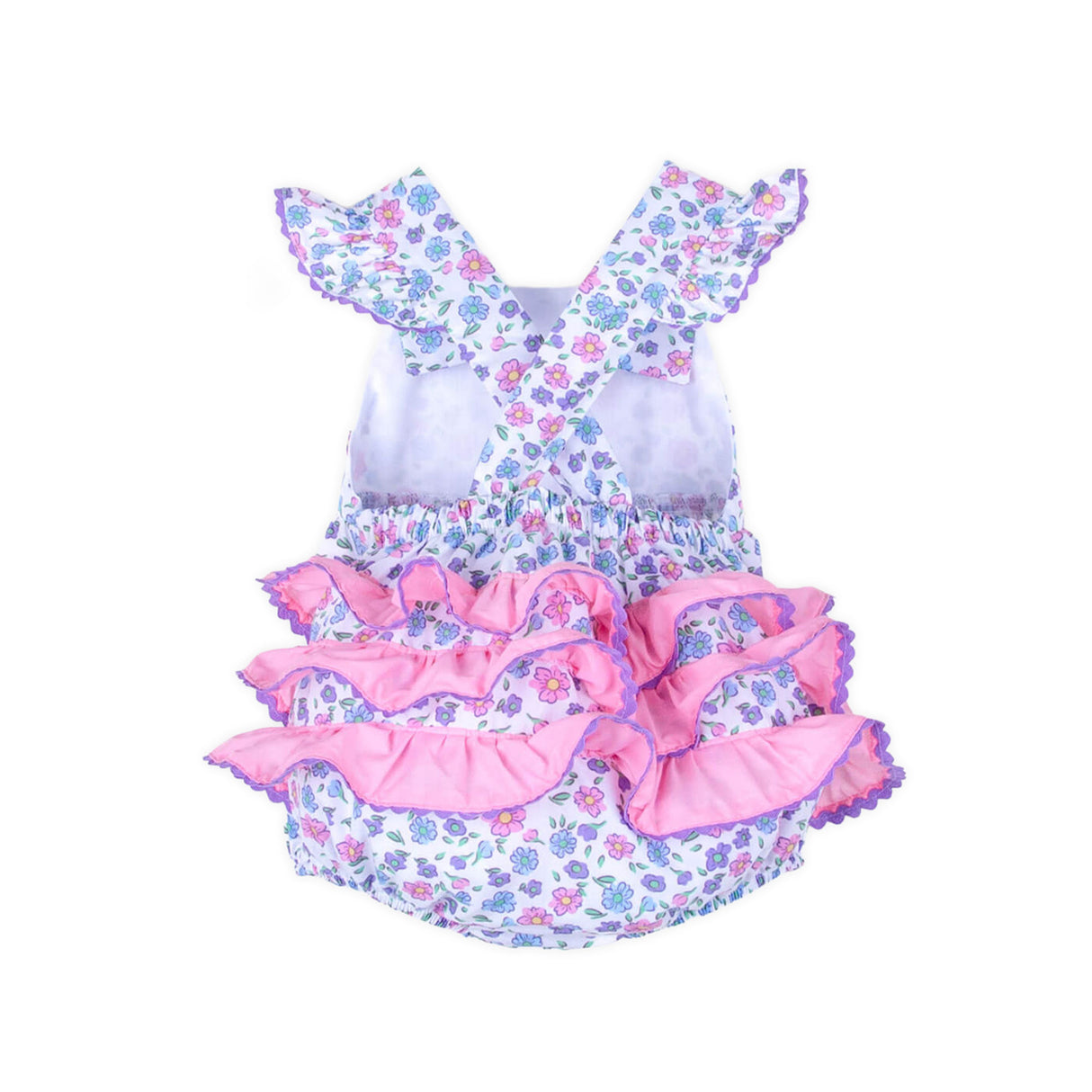 Springtime Floral Ruffle Bubble