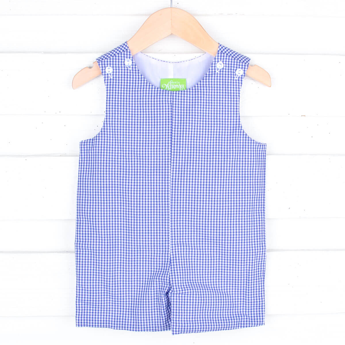 Royal Blue Gingham Jon Jon
