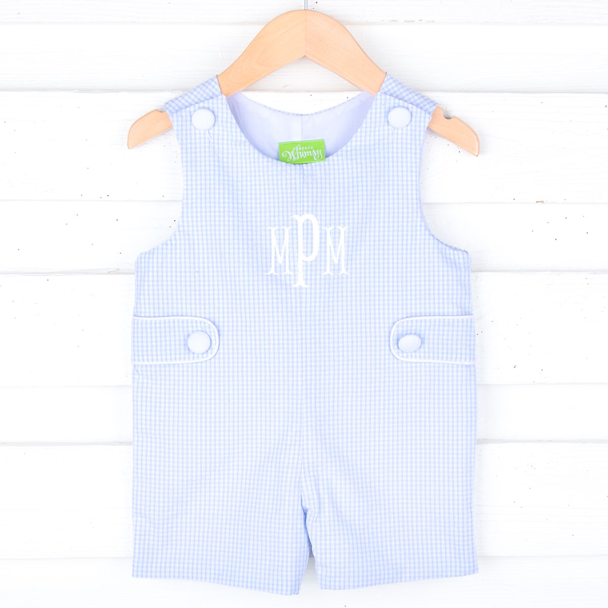 Spring In Blue Gingham Jon Jon