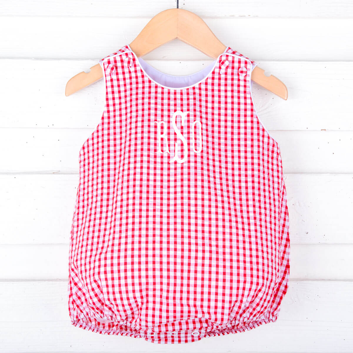 Red Check Seersucker Sun Bubble