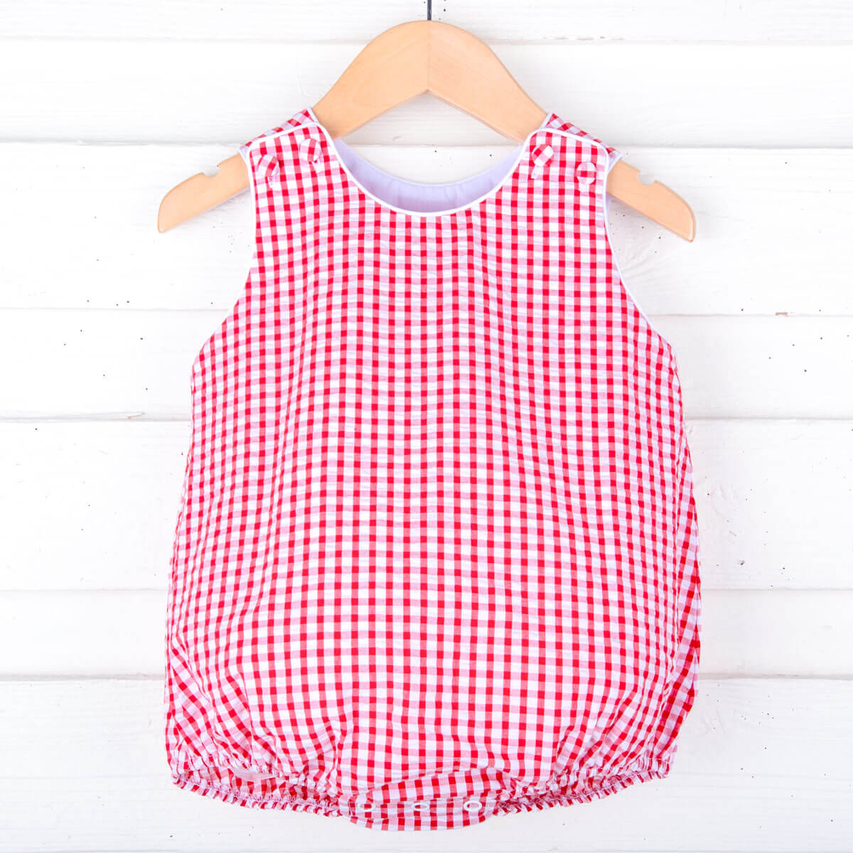 Red Check Seersucker Sun Bubble