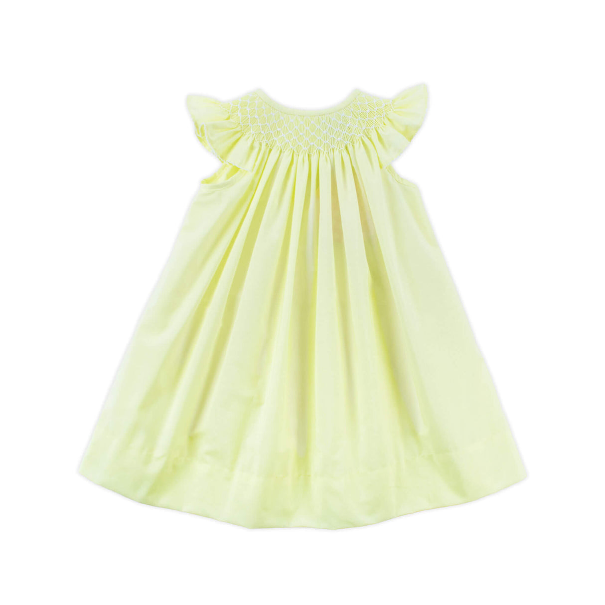 Shine Like A Pearl Yellow Smocked Dress