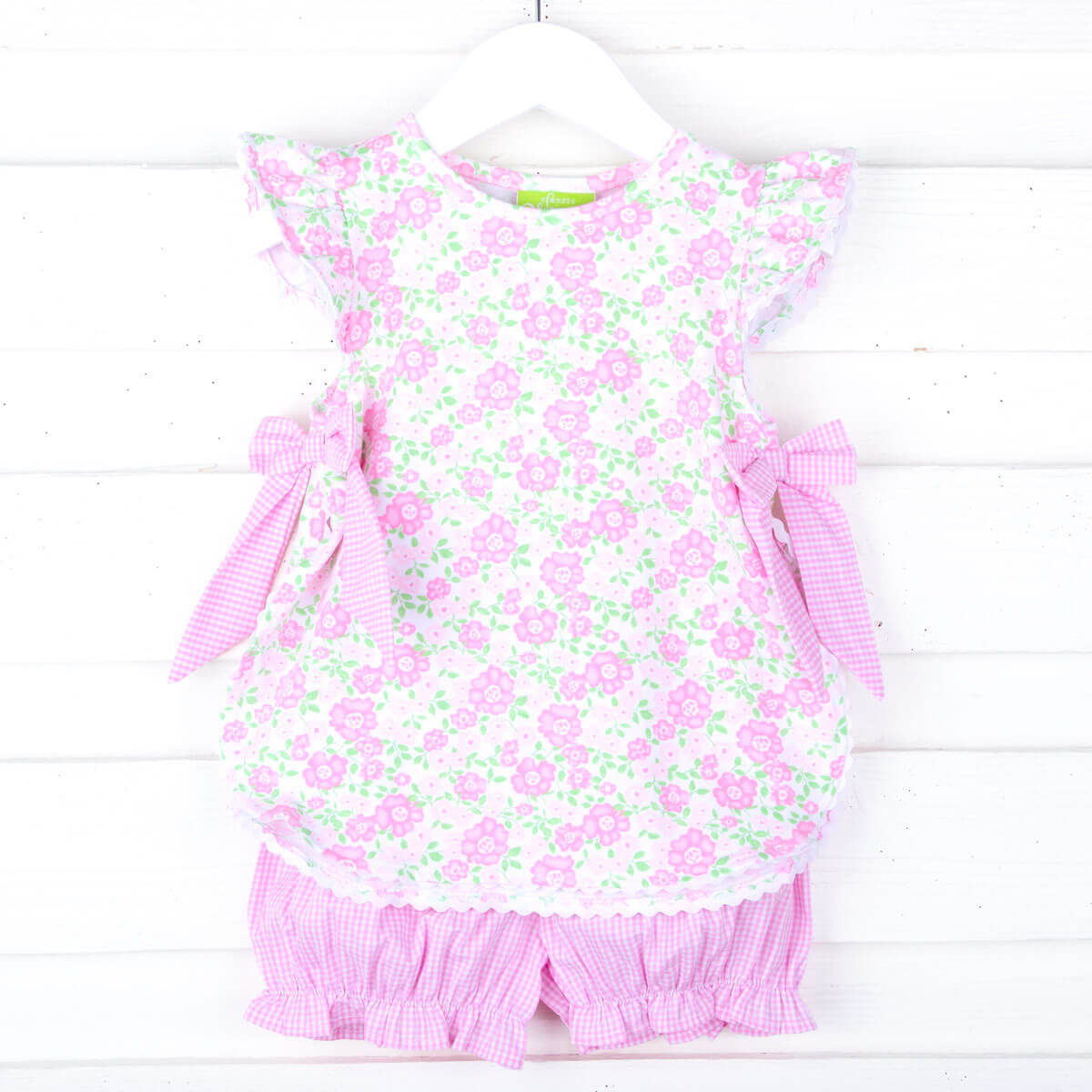 Sweet Floral Pink Layla Bloomer Set