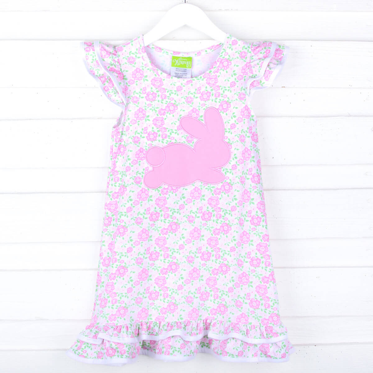 Sweet Floral Pink Bunny Milly Dress
